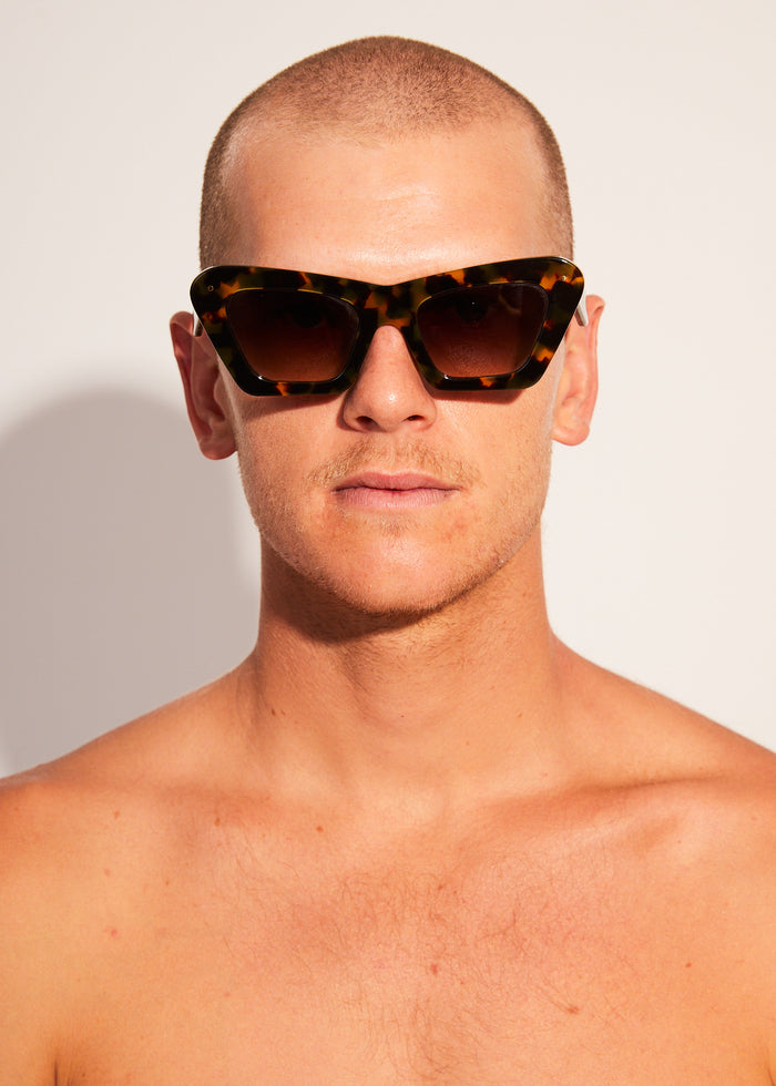 Afends Unisex Sundae Driver - Sunglasses - Brown Shell - Sustainable Clothing - Streetwear
