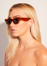 Afends Unisex Clementine - Sunglasses - Clear Orange - Afends unisex clementine   sunglasses   clear orange   sustainable clothing   streetwear