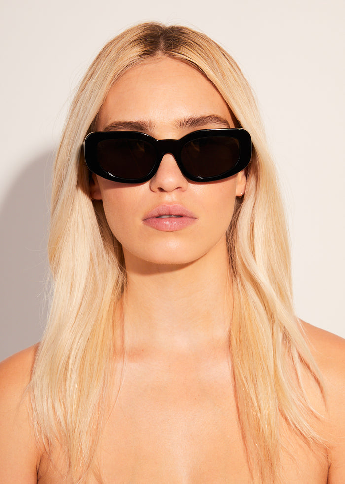 Afends Unisex Super Haze - Sunglasses - Gloss Black - Sustainable Clothing - Streetwear