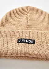 Afends Unisex Home Town - Recycled Beanie - Bone - Afends unisex home town   recycled beanie   bone   sustainable clothing   streetwear