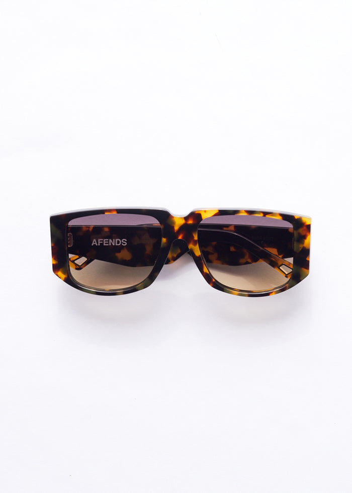 Afends Unisex Sherbert - Sunglasses - Brown Shell - Sustainable Clothing - Streetwear