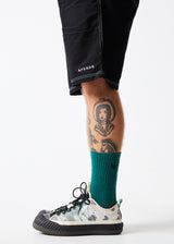 Afends Unisex Happy Hemp - Crew Socks - Emerald - Afends unisex happy hemp   crew socks   emerald   sustainable clothing   streetwear
