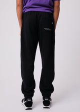 Afends Unisex Razor - Unisex Organic Sweat Pants - Black - Afends unisex razor   unisex organic sweat pants   black   sustainable clothing   streetwear