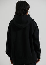 Afends Unisex Razor - Unisex Organic Oversized Hoodie - Black - Afends unisex razor   unisex organic oversized hoodie   black   sustainable clothing   streetwear