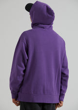 Afends Unisex Razor - Unisex Organic Oversized Hoodie - Faded Purple - Afends unisex razor   unisex organic oversized hoodie   faded purple   sustainable clothing   streetwear