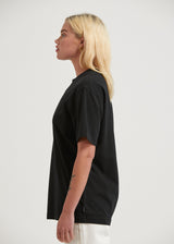 Afends Unisex Solitude - Unisex Organic Retro T-Shirt - Black - Afends unisex solitude   unisex organic retro t shirt   black   sustainable clothing   streetwear