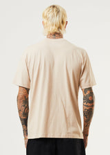 Afends Unisex Solitude - Unisex Organic Retro T-Shirt - Bone - Afends unisex solitude   unisex organic retro t shirt   bone   sustainable clothing   streetwear