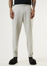 Afends Unisex Monopoly - Unisex Organic Sweat Pants - Grey Marle - Afends unisex monopoly   unisex organic sweat pants   grey marle   sustainable clothing   streetwear
