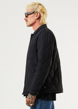 Afends Unisex Octave - Unisex Recycled Puffer Jacket - Black - Afends unisex octave   unisex recycled puffer jacket   black   sustainable clothing   streetwear