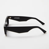 Afends Unisex Jet Fuel - Sunglasses - Gloss Black - Afends unisex jet fuel   sunglasses   gloss black   sustainable clothing   streetwear