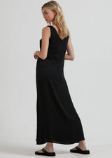 Afends Womens Leni - Recycled Maxi Dress - Black - Afends womens leni   recycled maxi dress   black   sustainable clothing   streetwear