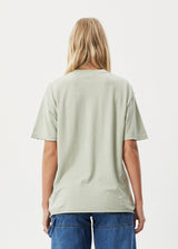 Afends Womens Slay - Hemp Oversized T-Shirt - Eucalyptus - Afends womens slay   hemp oversized t shirt   eucalyptus   sustainable clothing   streetwear