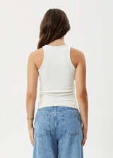 Afends Womens Pearly - Hemp Ribbed Singlet - Off White - Afends womens pearly   hemp ribbed singlet   off white   sustainable clothing   streetwear