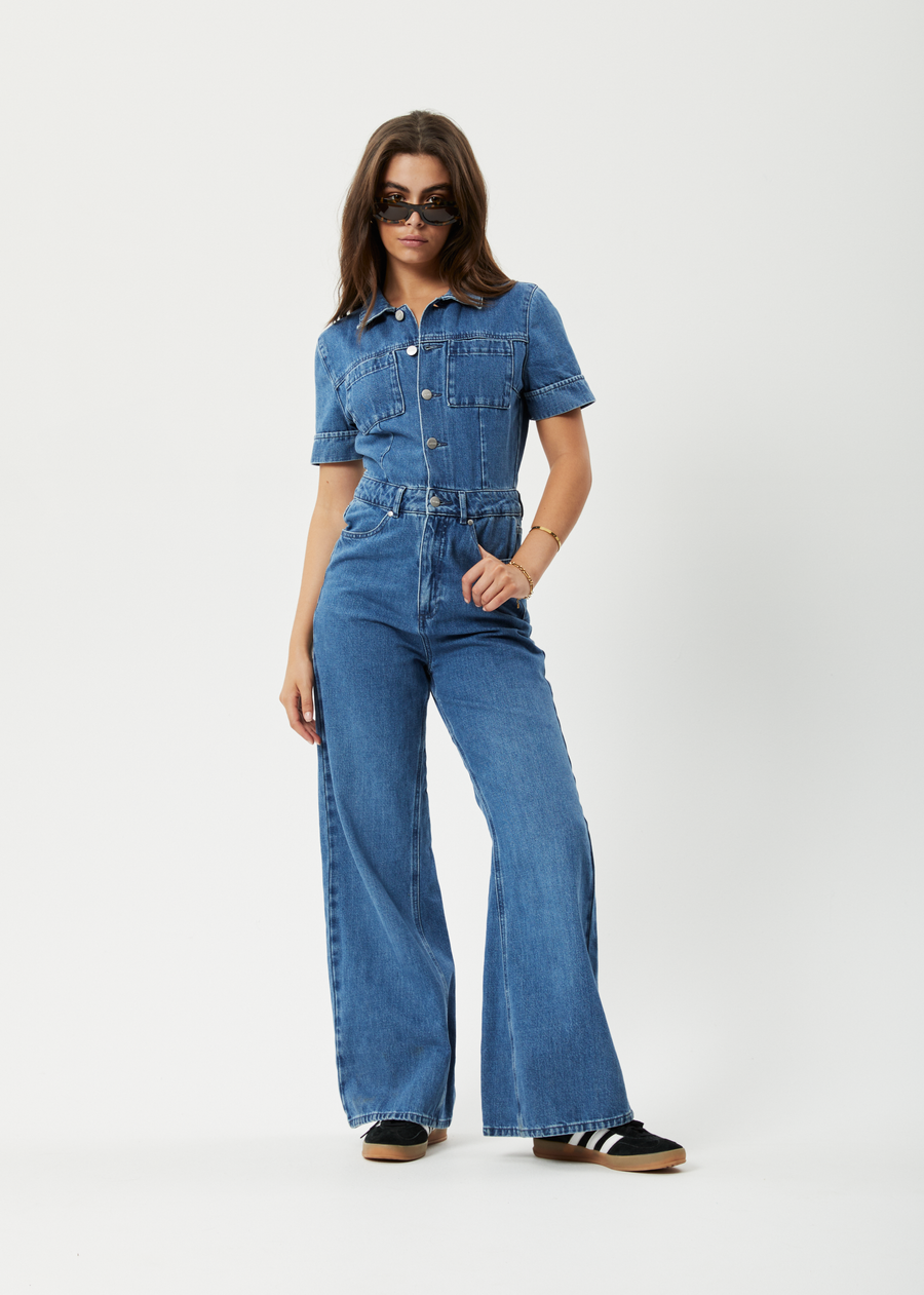 High waisted 2025 denim overalls