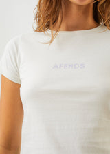 Afends Womens Dua - Recycled Baby T-Shirt - Off White - Afends womens dua   recycled baby t shirt   off white   sustainable clothing   streetwear