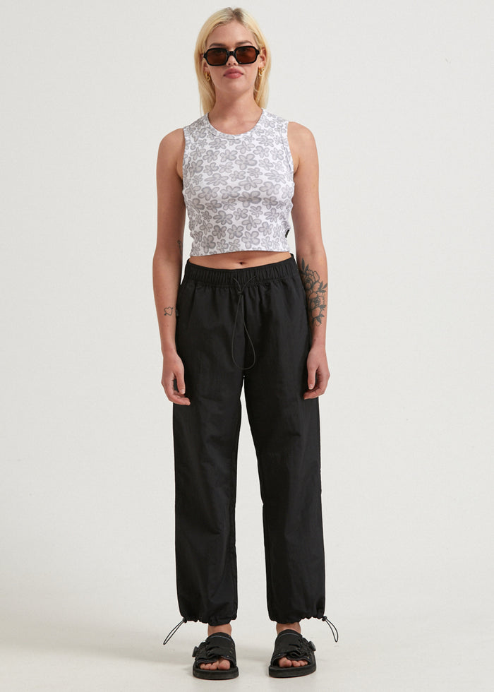 Afends Womens Octave - Recycled Spray Pants - Black - Sustainable Clothing - Streetwear