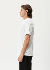 Afends Mens Coasting - Hemp Retro Graphic T-Shirt - White - Afends mens coasting   hemp retro graphic t shirt   white   sustainable clothing   streetwear