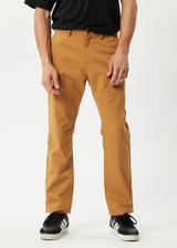 Afends Mens Ninety Twos - Recycled Relaxed Chino Pants - Chestnut - Afends mens ninety twos   recycled relaxed chino pants   chestnut   sustainable clothing   streetwear
