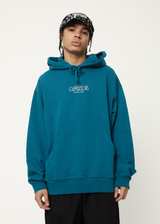 Afends Mens Earthling - Recycled Hoodie - Azure - Afends mens earthling   recycled hoodie   azure   sustainable clothing   streetwear
