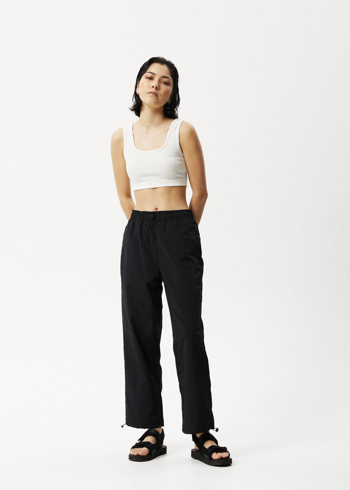 Afends Womens Octave - Spray Pants - Black - Sustainable Clothing - Streetwear