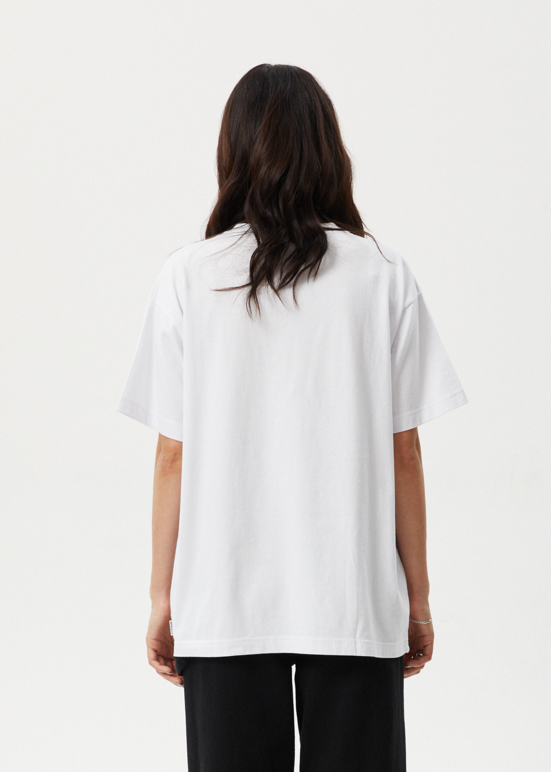 Afends Womens Benedict - Oversized Tee - White - Sustainable Clothing - Streetwear