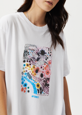 Afends Womens Benedict - Oversized Tee - White - Afends womens benedict   oversized tee   white   sustainable clothing   streetwear