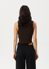 Afends Womens Landed - Knit Tank - Coffee - Afends womens landed   knit tank   coffee   sustainable clothing   streetwear