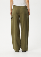 Afends Womens Roads - Carpenter Pant - Military - Afends womens roads   carpenter pant   military   sustainable clothing   streetwear