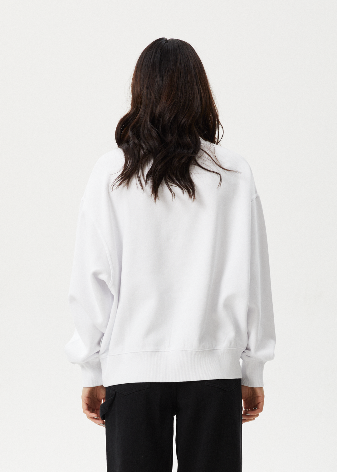 Afends Womens Bloom - Crew Neck - White - Sustainable Clothing - Streetwear