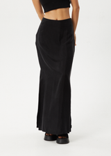 Afends Womens Grace - Cupro Maxi Skirt - Black - Afends womens grace   cupro maxi skirt   black   sustainable clothing   streetwear