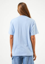 Afends Womens Underworld - Recycled Oversized T-Shirt - Powder Blue - Afends womens underworld   recycled oversized t shirt   powder blue   sustainable clothing   streetwear