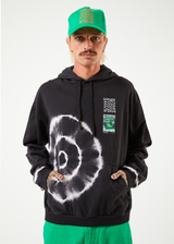 Afends Mens Echo - Hemp Hoodie - Black - Afends mens echo   hemp hoodie   black   sustainable clothing   streetwear