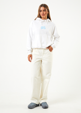 Afends Womens Toosie - Recycled Hoodie - White - Afends womens toosie   recycled hoodie   white   sustainable clothing   streetwear